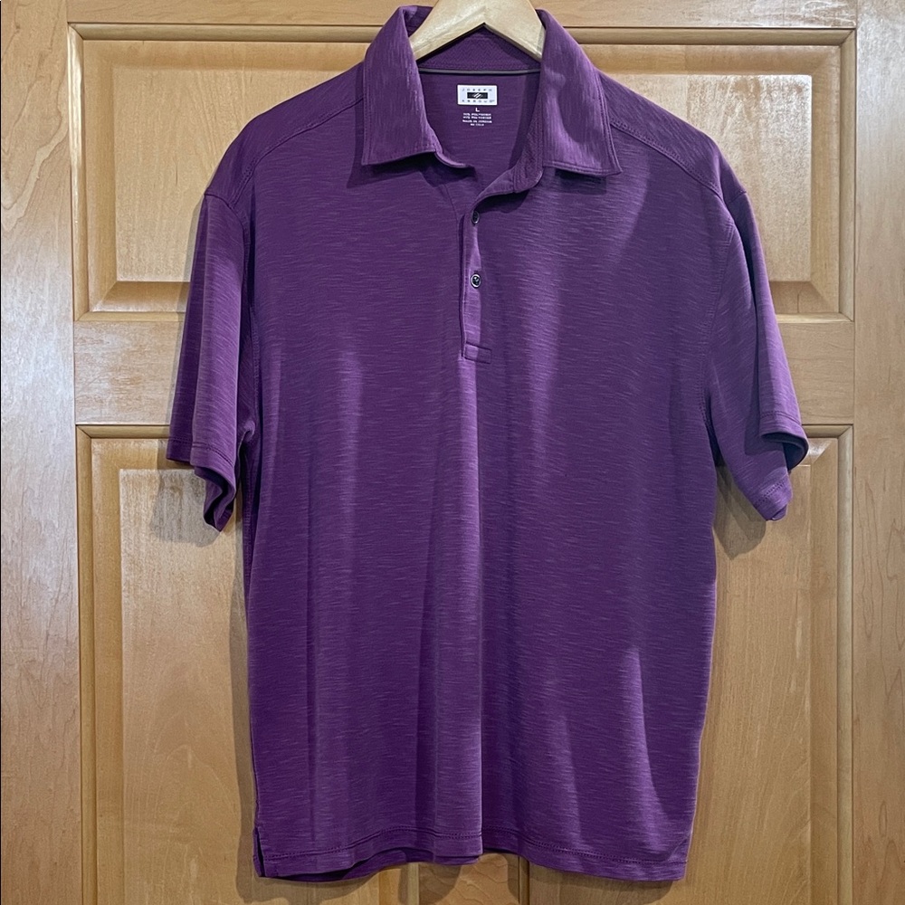 Joseph Abboud Men's Polo in Rich Purple